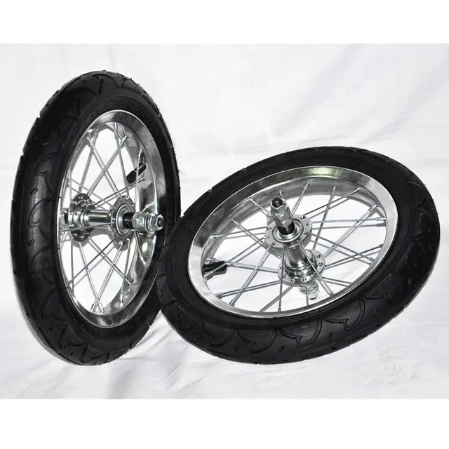 12寸 童车轮 工具车 辐条橡胶充气轮