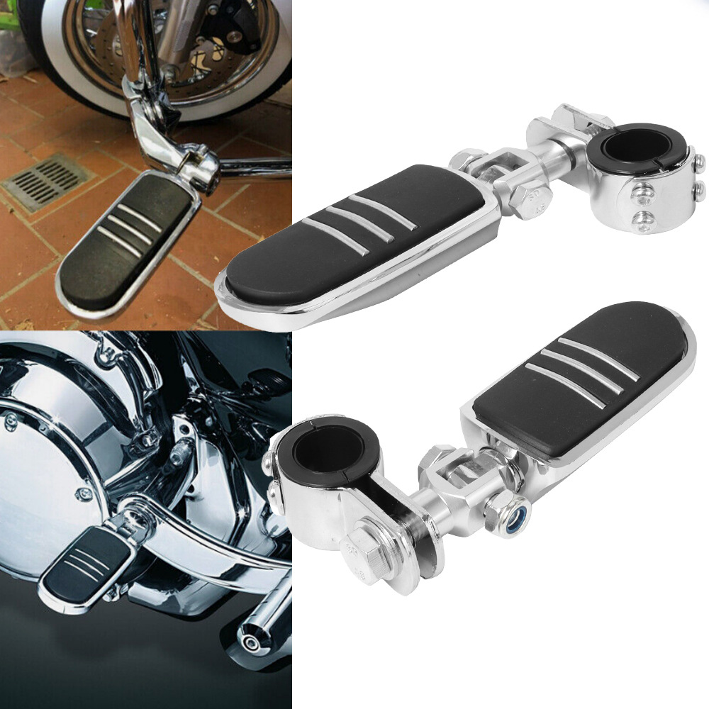 Suitable for Harley Road King Street Glide Modified Aluminum Alloy Footrests Motorcycle Modification Parts