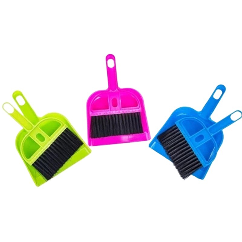 Cepillo de computadora de limpieza de escritorio cepillo de teclado mini cepillo de limpieza de escritorio escoba pequeña recogedor traje con cepillo de pala