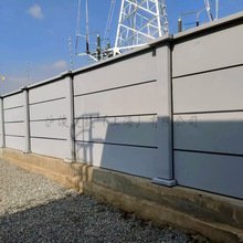 新建变电站装配式建筑外围墙水泥板预制围墙安装快强度稳定