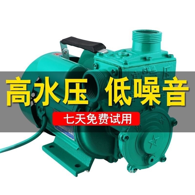 自吸水泵增压泵家用水井抽水泵220V铝泵头抽水机加压增压泵吸水泵