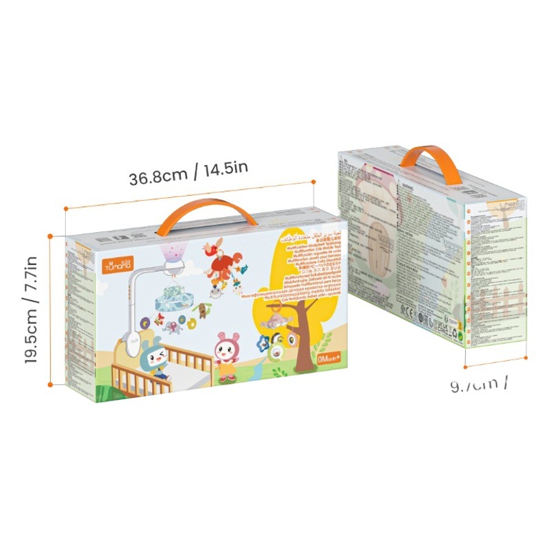 TUMAMAKIDS campana de cama para bebé colgante bluetooth mesita campana de cuna bebé cielo estrellado proyección campana de cama comodidad del sueño