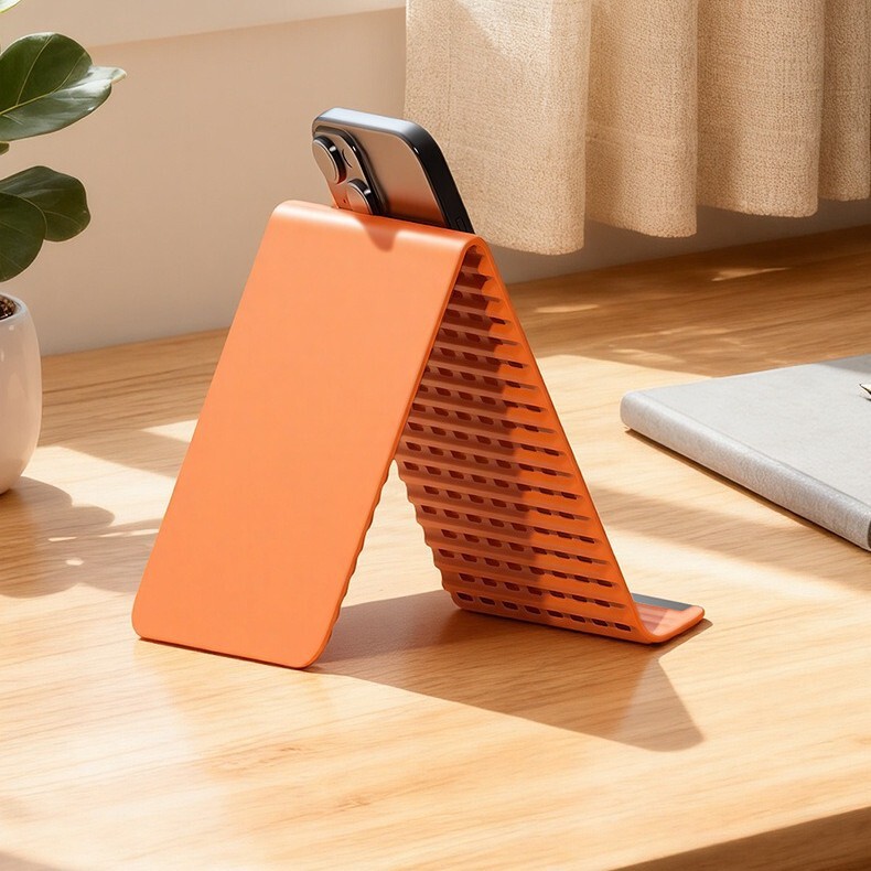 Silicone Phone Stand, Desktop Tablet and Laptop Stand, Multi-Angle Flexible Folding and Deformable Lazy Stand, Convenient Stand for Lazy People