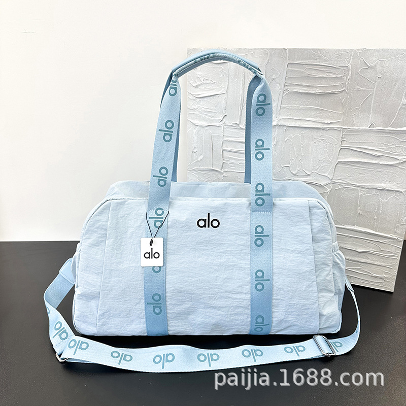 Alo bolsa de ejercicio bolsa de viaje ligera impermeable multifuncional gran capacidad bolsa de equipaje portátil de corta distancia bolsa de mano de estudiantes