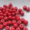 Red retro beads, wholesale