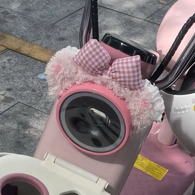 Electric Vehicle Decorations Duffy Bear Decoration Electric Vehicle Ski Helmet Decoration Motorcycle Rider Modified Accessories (Dəbilqə (Kaska) aksesuarları) - blush-bear-pink
