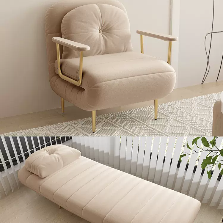 折叠床两用多功能单人午休伸缩床家用阳台单人床简约云朵沙发床