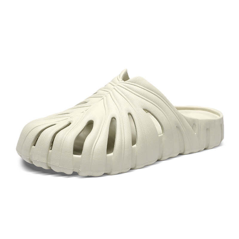 Verano de los hombres zapatillas hogar monstera zapatillas eva desodorante caída suave agujero inferior zapatos de fábrica de los hombres al por mayor