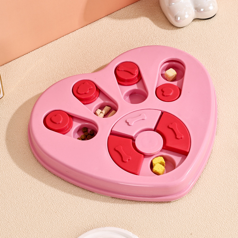 Amazon nuevo juego de puzzle para perros alimentador anti-asfixia entrenamiento tazón de comida lenta tazón para perros tazón para perros artículos de mascotas