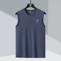 Летний шелковый спортивный жилет для отдыха без рукавов, oversize, для любимого