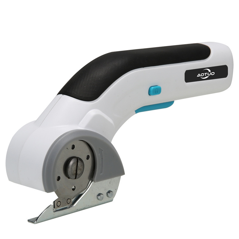 Nuevas tijeras eléctricas transfronterizas, ropa de mano, tijeras de tela de sastre de cuero, tijeras de litio para alfombras pequeñas