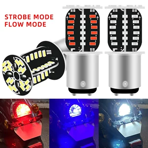 JDM Modifikasiya Edilmiş Motosiklet 64 İşıqlı Fırlanan Əyləc Xəbərdarlıq İşığı