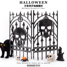 新款万圣节地插鬼谷庭院围栏鬼屋密室户外墓碑恐怖氛围插牌道具