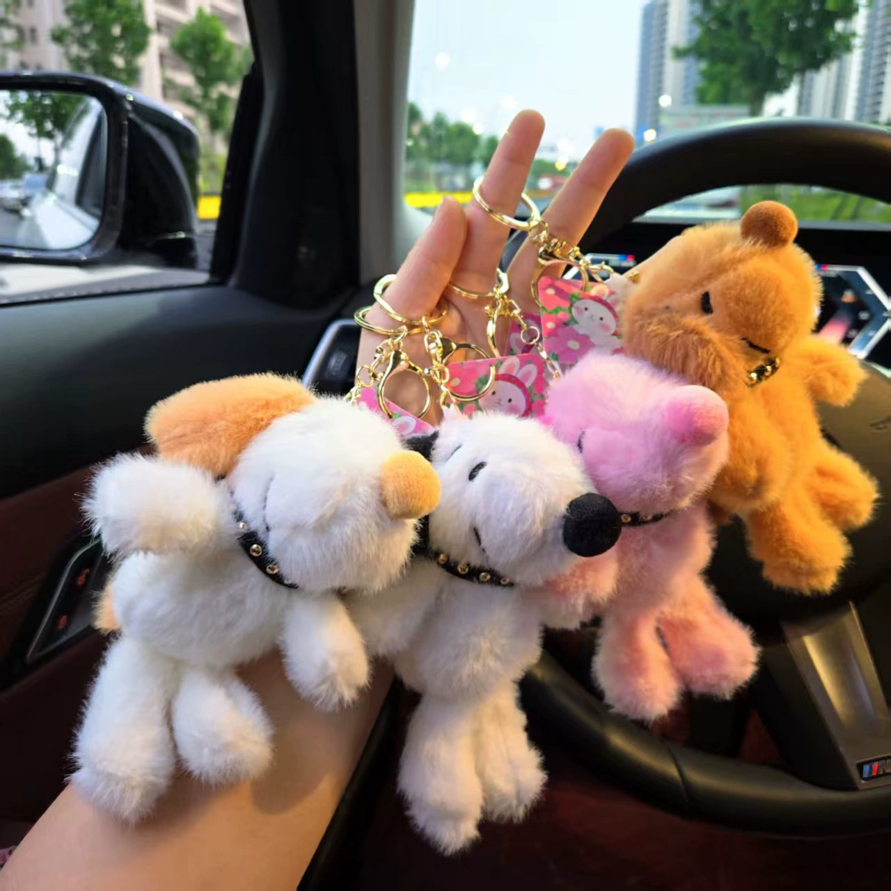 Плюшевая игрушка, кукла-собака, уродливая милая кукла, милый мультяшный детский подарок на день рождения, кукла для девочки, школьная сумка, подвеска