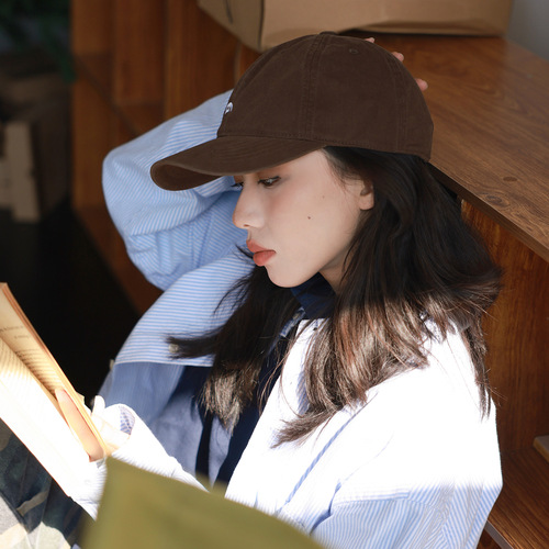 Chinese Hao Hat Industry Japanese Original Half Round Duckbill Hat Unisex Summer Sunshade Sun Protection Versatile Baseball Cap