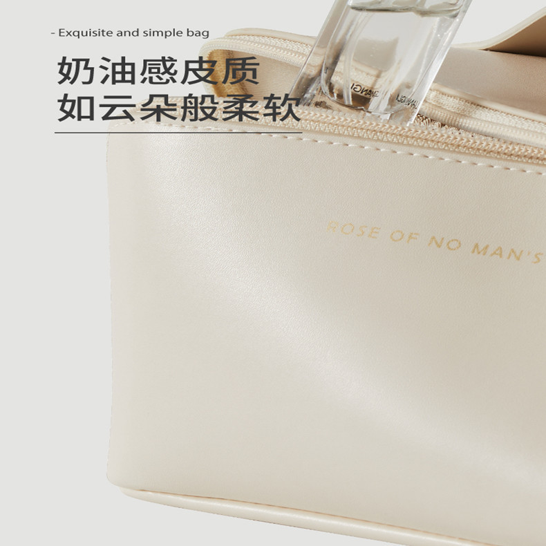 2022 nuevo bolso cosmético de las mujeres de gran capacidad portátil ins estilo alto sentido viaje cosméticos bolsa de lavado bolsa de almacenamiento