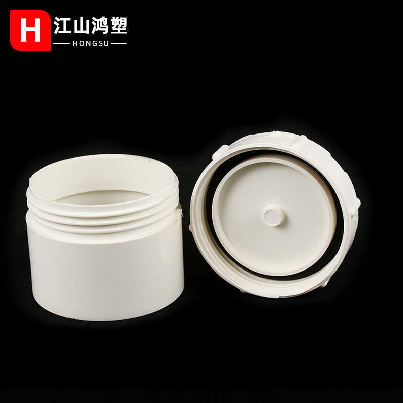 Limpieza de PVC Puerto de drenaje tapón accesorios tapón de tubería 50-250 accesorios de drenaje de gran tamaño tapón de inspección puerto