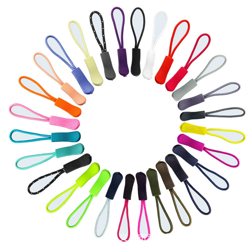 现货工厂批发拉链头 PVC注塑毛毛虫拉链防滑书包服装小吊坠拉尾绳