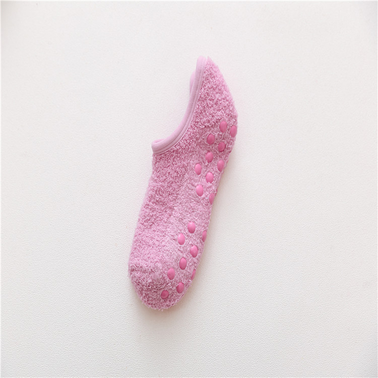 Calcetines Antideslizantes de Piso de Acrílico, Absorbentes de Sudor para Otoño e Invierno