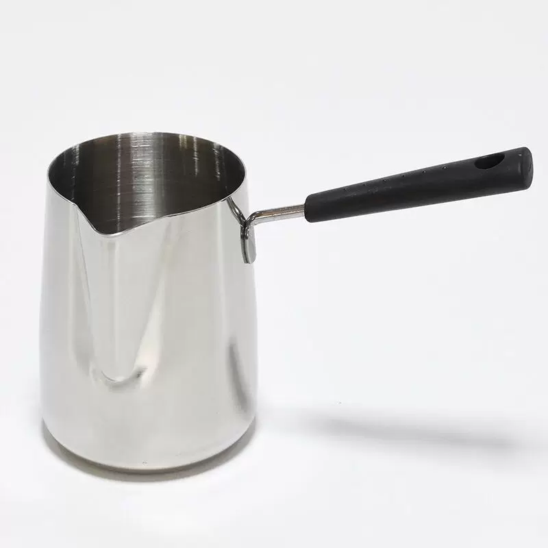 Handle stainless steel, candle, handmade, 350 ml