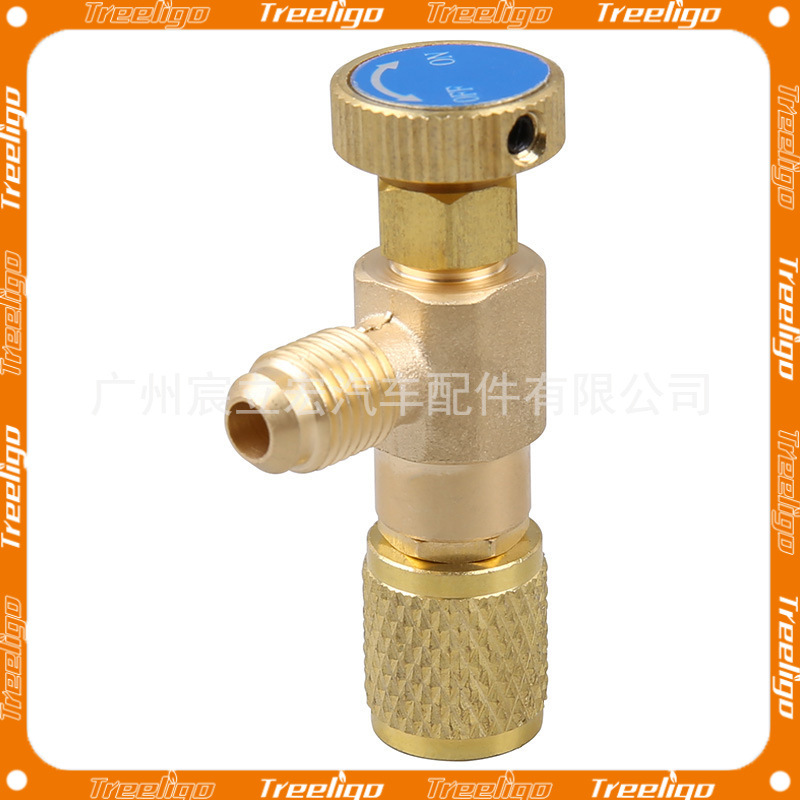 Válvula de mano congelada refrigerante tipo de nieve válvula de apertura de freón R22/R410 aire acondicionado doméstico