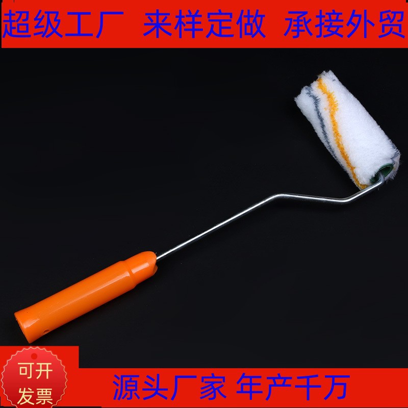 Ayudando a la belleza 4 cepillo de rodillo de esquina pequeña de cuatro pulgadas, cepillo de pintura, sin ángulo muerto, producción de cabezal de pulgar pequeño, núcleo de rodillo de rodillo pequeño