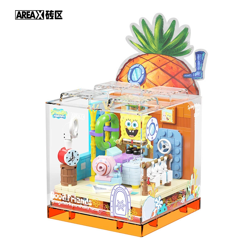 AREAX Sponge children's constructor, box, toy, Birthday gift