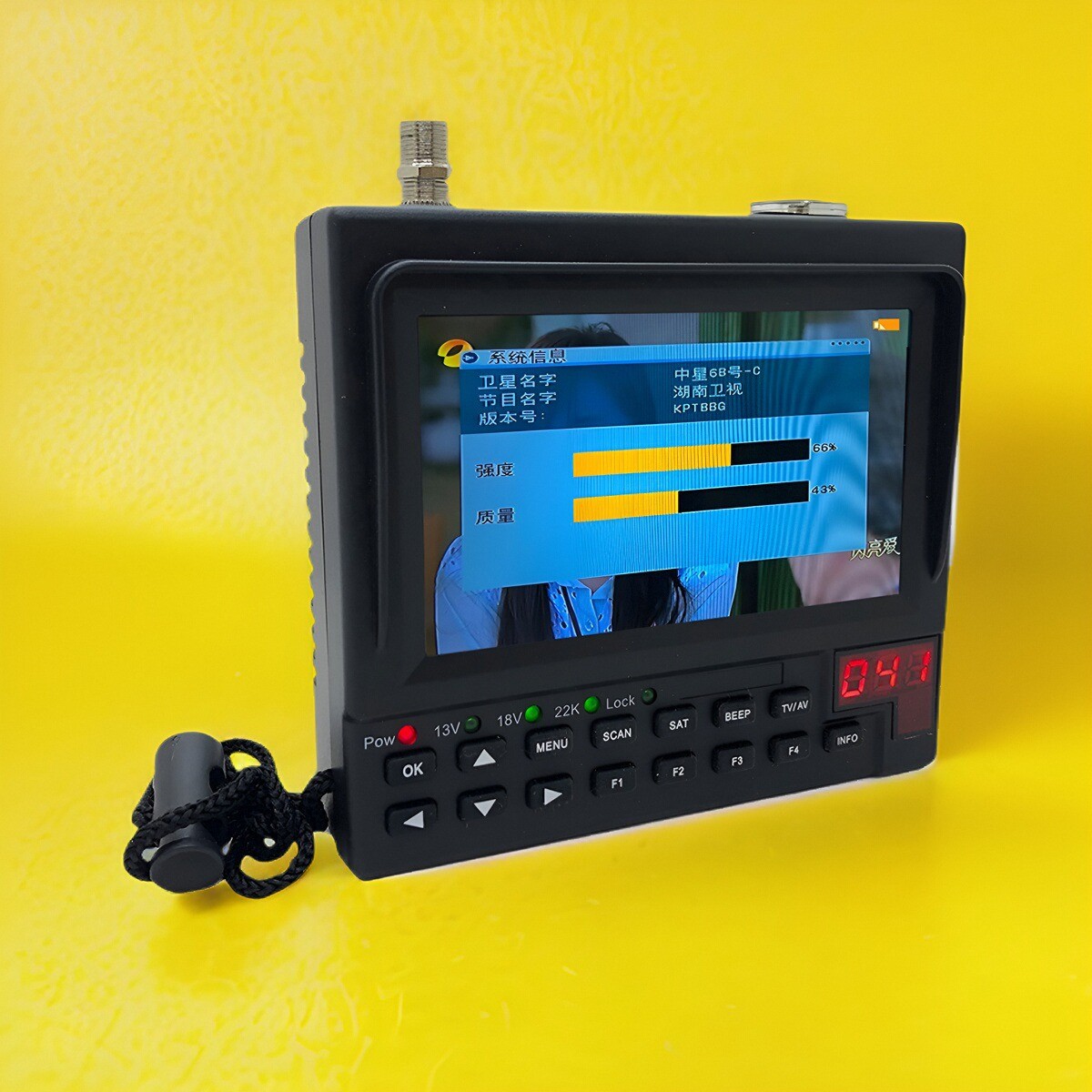 康普特KPT-268AH Satellite finder DVB-S2工程调星器高清寻星仪