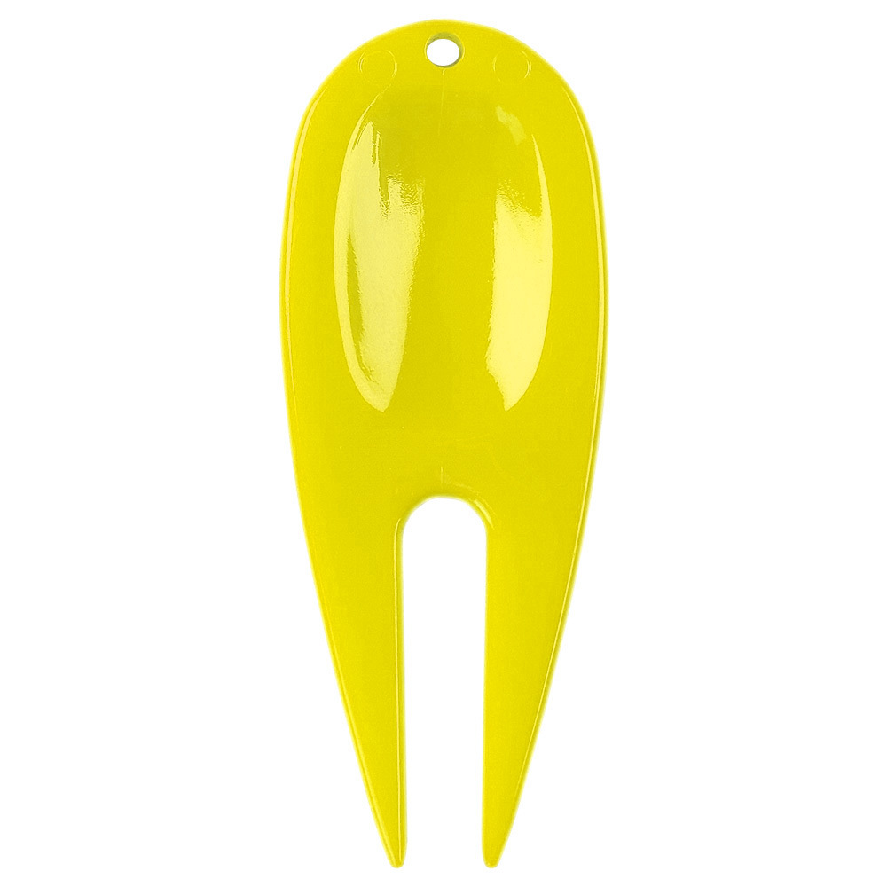 Golf green tenedor, tenedor de caddy, herramienta de reparación de césped, tenedor de bola de plástico