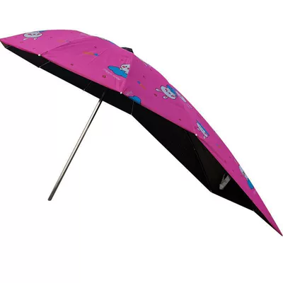Elektromobil üçün ön şüşə çətiri (günlük) – protection, UV protection umbrella - cartoon-rabbit-red-extended-vinyl-umbrella-single-umbrella-without-a-stand