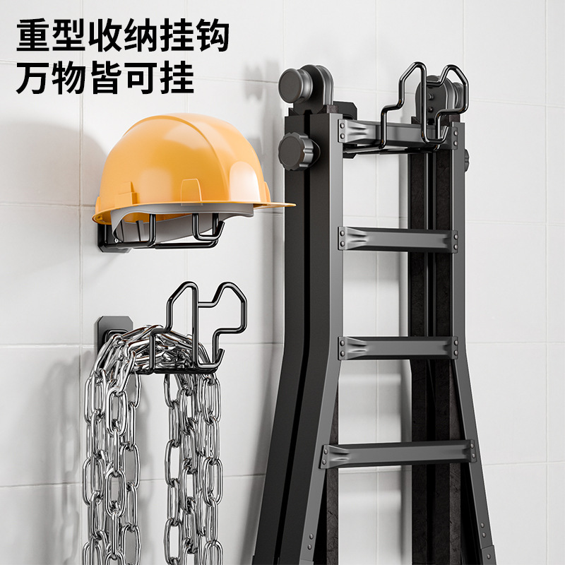 水管挂钩加宽加大重型车库挂钩工具承重挂勾跨境户外收纳架金属钩|undefined