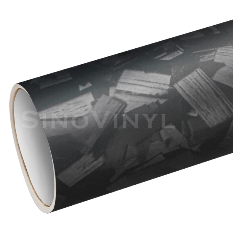 Kalake PET flor carbono fibra de carbono láser cambio de color del coche película espejo retrovisor simulación fibra de carbono control central decoración interior