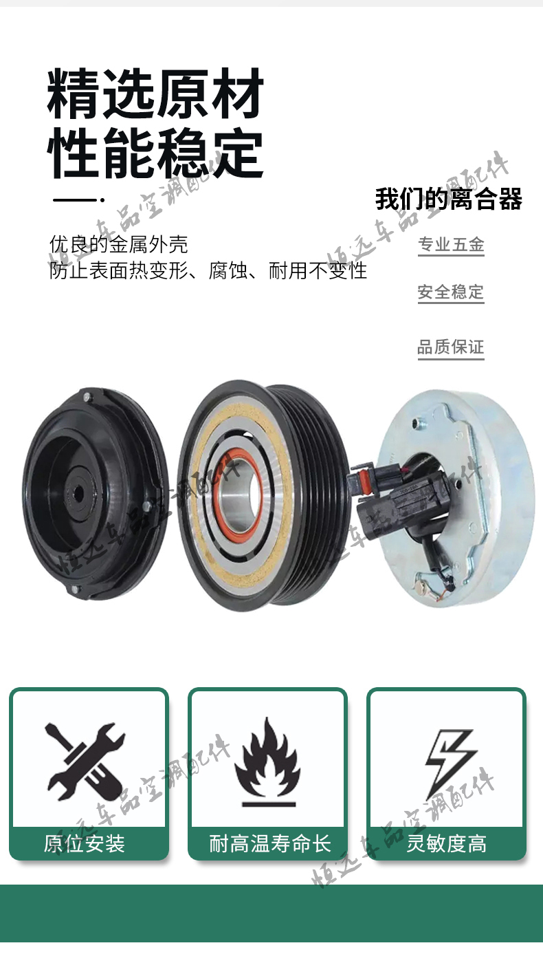 Changan CS75 Lingxuan CS55 Ruiyuan CS35 Yidong CS85 Air Conditioning Compressor Clutch Pump Head Coil Suction Cup
