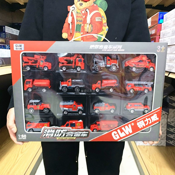 Fire alloy car (15 gift boxes)