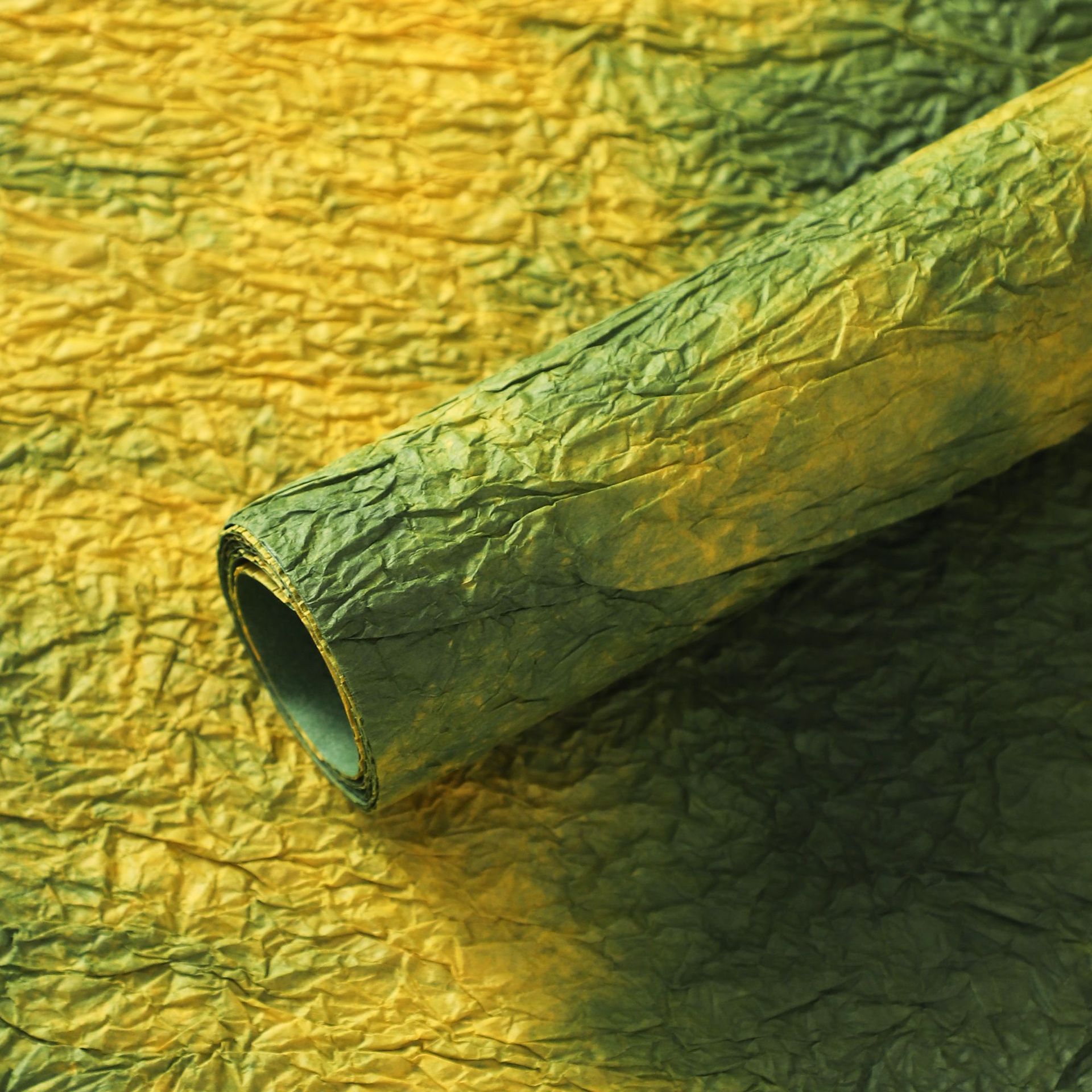 Papel para envolver ramos de flores, materiales para envolver regalos, papel hecho a mano con estampado de piedra estilo coreano con tinta de efecto flotante, papel crepé texturizado.