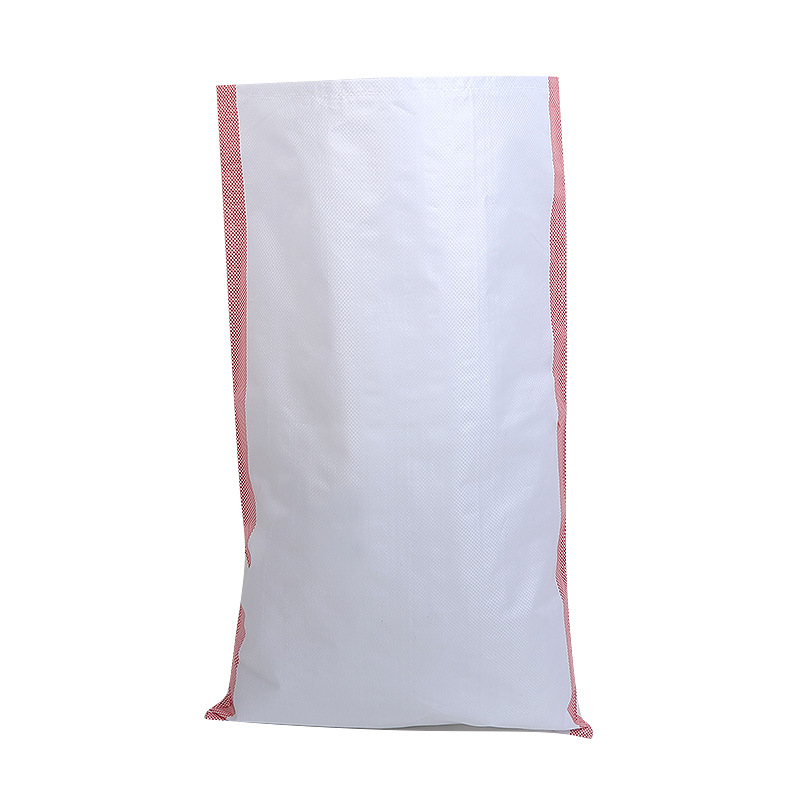 Comercio exterior al por mayor bolsas de tejido blancas cubiertas de película interna bolsas de piel de serpiente bolsas de embalaje de movimiento engrosado y logotipo imprimible