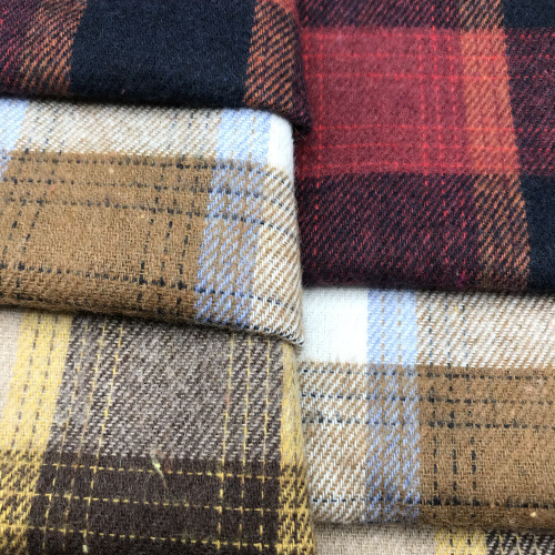 【厂家直销】涤棉磨毛男女同款衬衫面料 2021新款 现货供应 批发