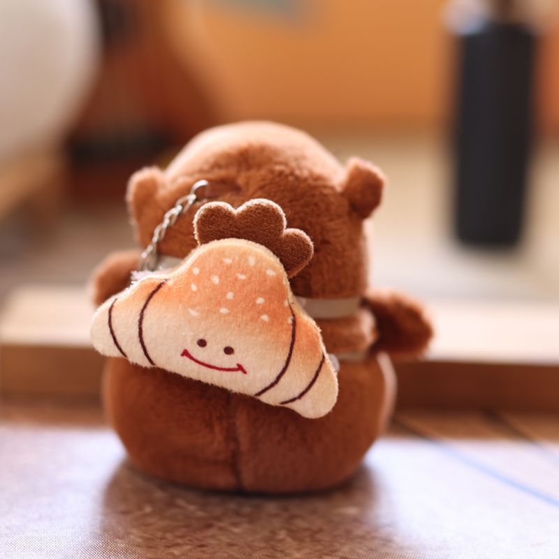 ネットの赤いかわいい萌えカピバラのペンダントのぬいぐるみのぬいぐるみのカピバラのバッグのペンダントのキーホルダーの人形|undefined