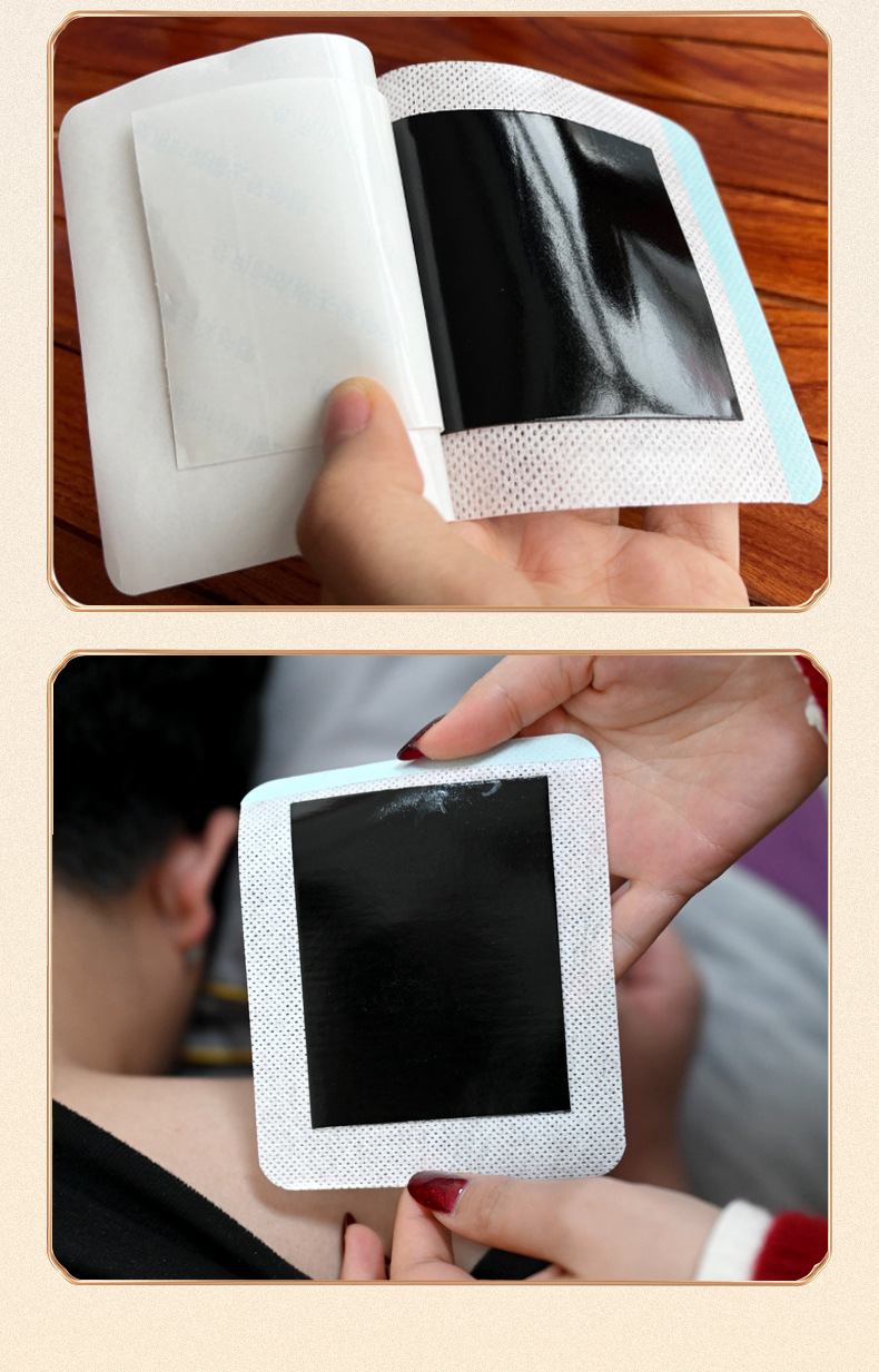 Herbal Joint and Muscle Patch Self-Heating Warming Plaster for Neck Shoulder Back Knees 13x16cm Skin Tone Nonwoven Backing preparation