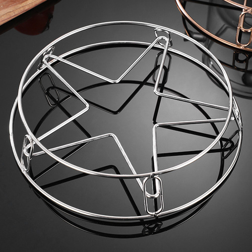 Stainless steel pot rack home kitchen storage rack multi-functional rack thickened heat insulation bracket anti-scalding storage steam rack
