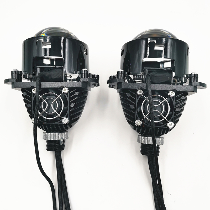 Venta al por mayor 3,0 pulgadas nuevo Lossless universal LED de doble luz lente coche delantero faro 55W modificado brillante proyector