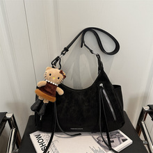 大容量托特包包2025秋冬季新款百搭通勤单肩腋下包高级质感手提包