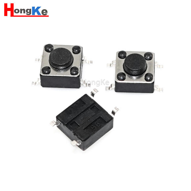 按钮电磁炉6*6*5 4.3小型微动按键轻触常开编带跑步机4脚贴片开关