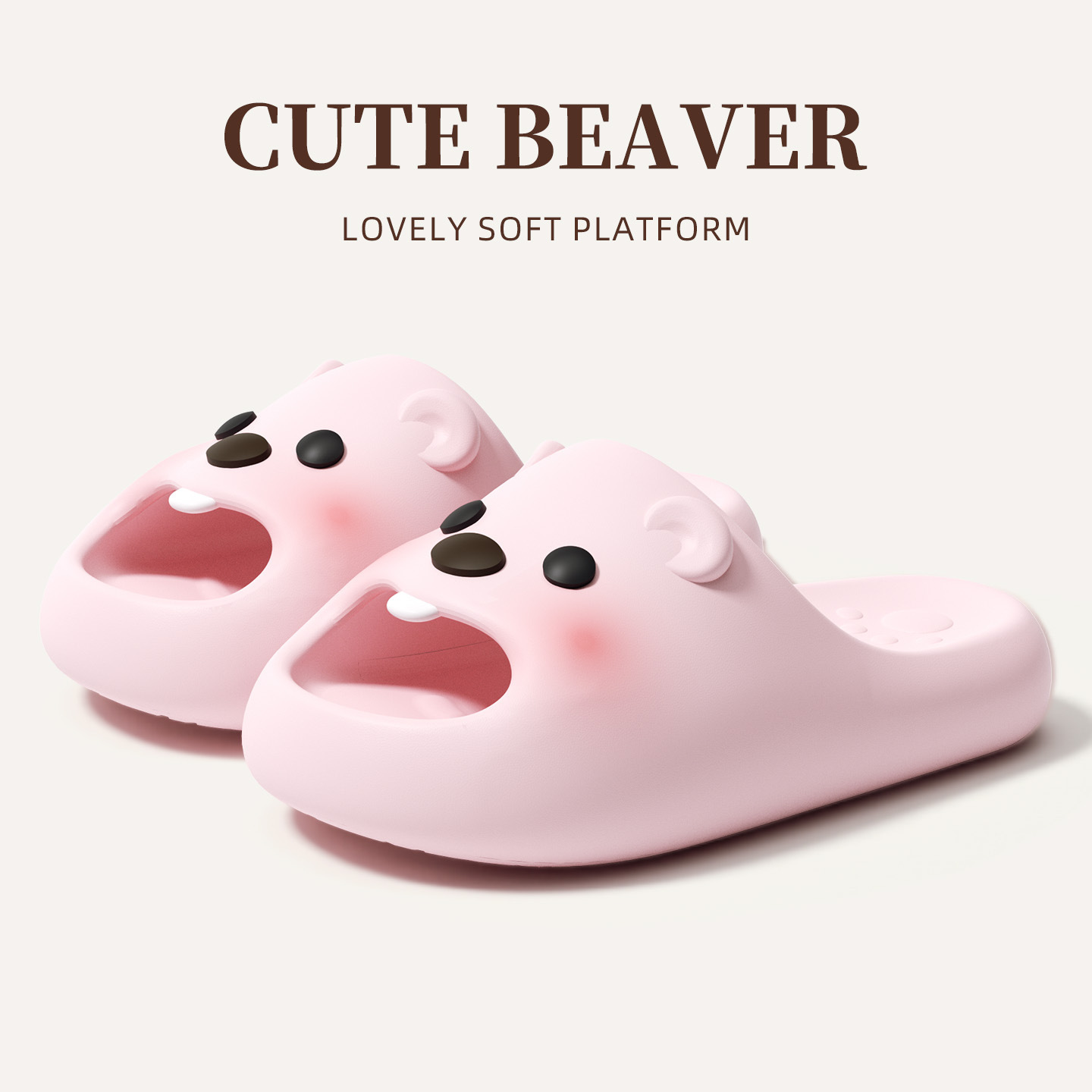 Cute Women's Slippers For Bathroom Non-slip Indoor Bathing Style_voghion.com