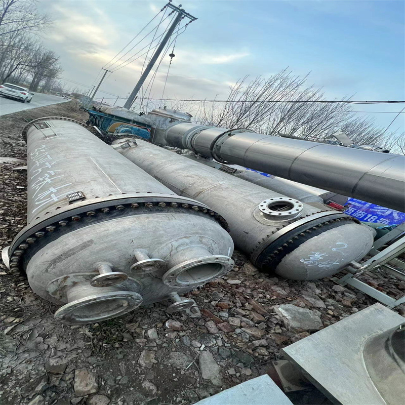 二手350平方列换式冷凝器 钛材列管式换热器 不易结垢 耐腐蚀