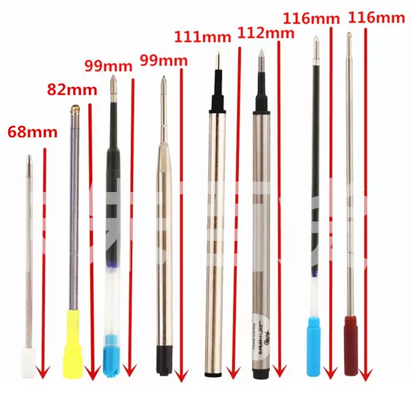 Various Metal Pen Refills, Rotating Ballpoint Pen Refills, Water Pen Refills, Ballpoint Pen Refills, Gel Pen Refills