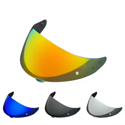 Compatible with HJC i71 helmet visor HJ-38 electroplated multi-color day and night universal photochromic visor anti-fog sticker helmet accessory