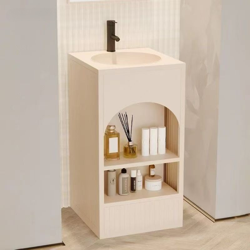 Juyou Retro Industrial Style Washbasin Internet Celebrity Restaurant Bar Column Basin Integrated Floor-Standing