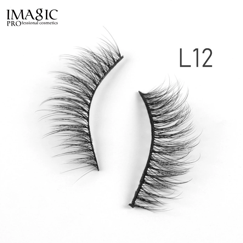 IMAGIC Самоклеящиеся наращиваемые false eyelashes, 3D, 10 пар