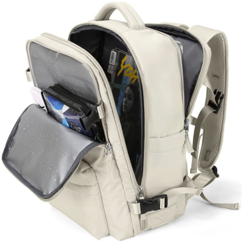 Bolsa de viaje de gran capacidad en stock bolsa de lavado bolsa de almacenamiento portátil bolsa de lavado de viaje conjunto de almacenamiento de mochila de hombro USB